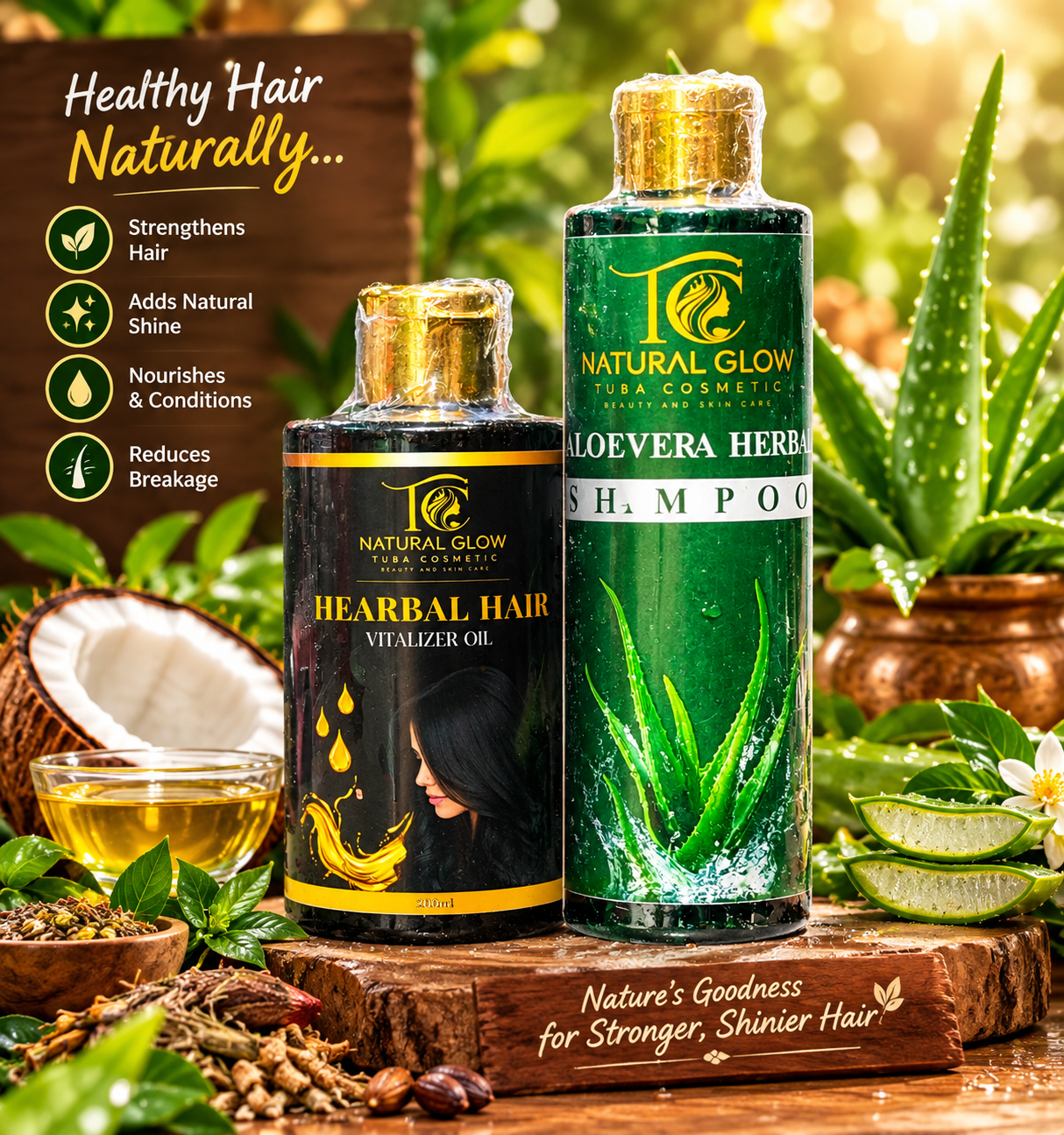 HAIR AND SHAMPOO COMBO